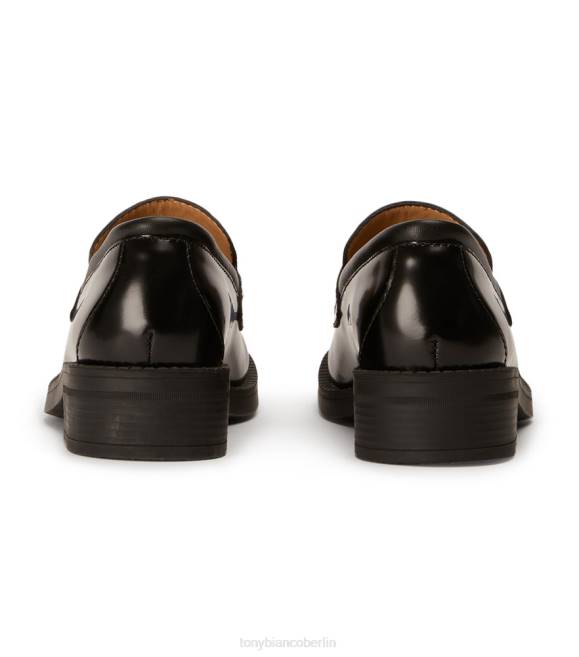 Slipper| de Tony Bianco Frauen Tia-Wohnungen Schwarz hochglänzend 4624576